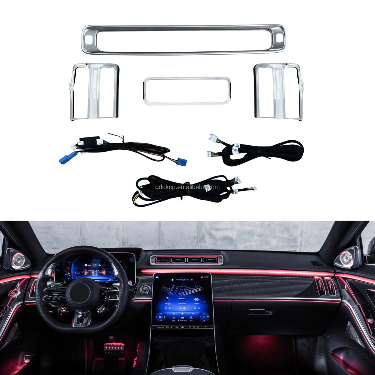 W223 Светодиодная трендовая атмосферная лампа для Mercedes-Benz S-Class W223 люминесцентная тенденция 64-цветная атмосферная лампа
W223 Светодиодная трендовая атмосферная лампа для Mercedes-Benz S-Class W223 люминесцентная тенденция 64-цветная атмосферная лампа