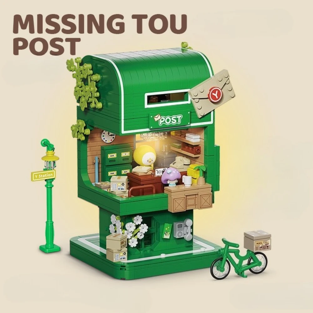 MOC Post Office Street View House Building Blocks Set Architecture Video Games Grocery Store With Light Toys For Birthday Gifts
MOC Post Office Street View House Building Blocks Set Architecture Video Games Grocery Store With Light Toys For Birthday Gifts