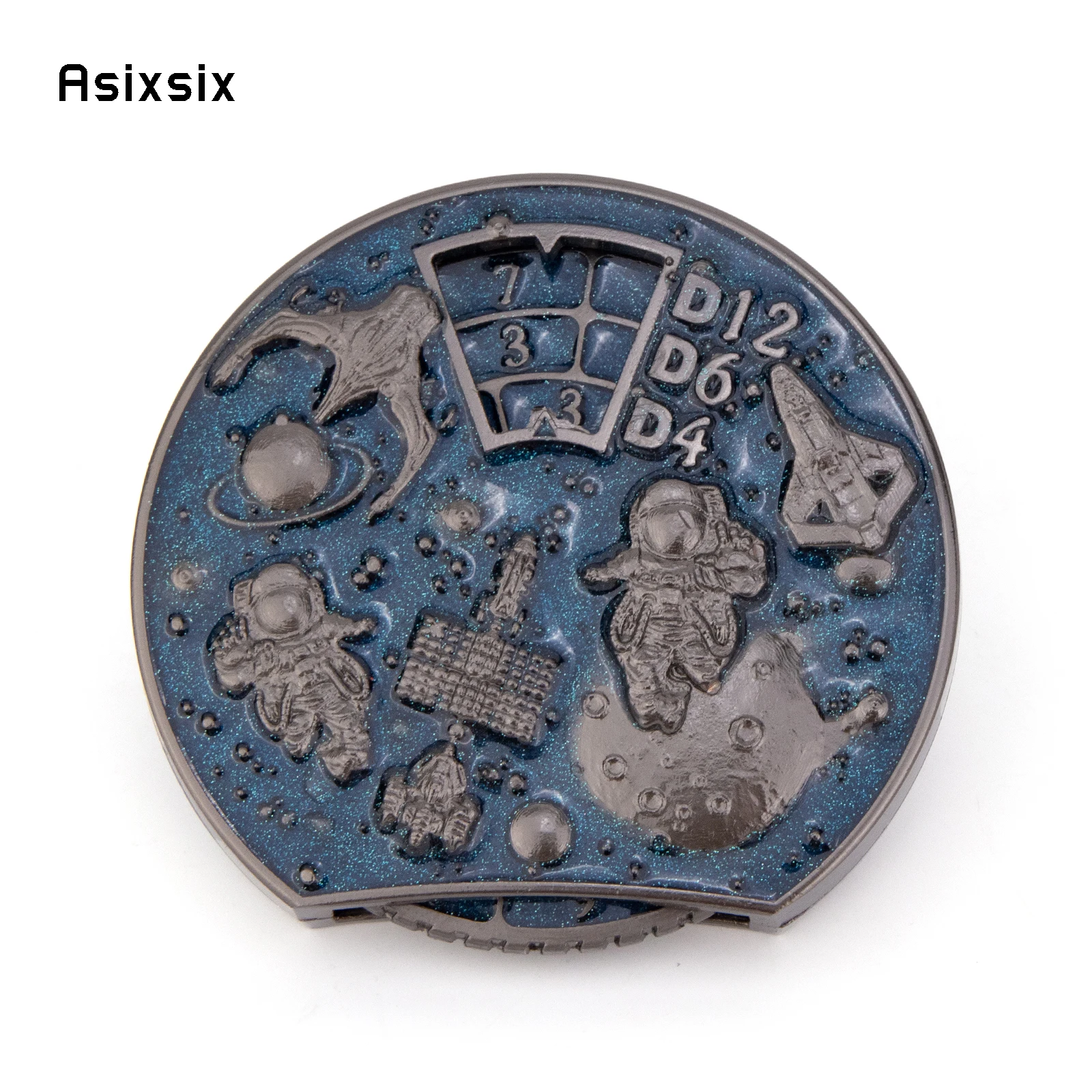 Blue Silver Astronaut Style A Spinning Wheel Toy with Dice for A Multiplayer Rotation Game, Featuring A Dice Scoring System
Blue Silver Astronaut Style A Spinning Wheel Toy with Dice for A Multiplayer Rotation Game, Featuring A Dice Scoring System