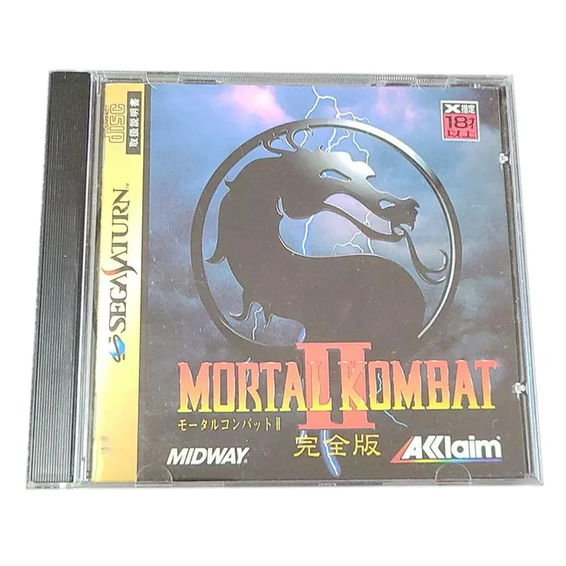 Saturn Copy Disc Game Mortal Kombat II: Kanzen-ban Unlock SS Console Game Optical Drive Retro Video Direct Reading Game
Saturn Copy Disc Game Mortal Kombat II: Kanzen-ban Unlock SS Console Game Optical Drive Retro Video Direct Reading Game