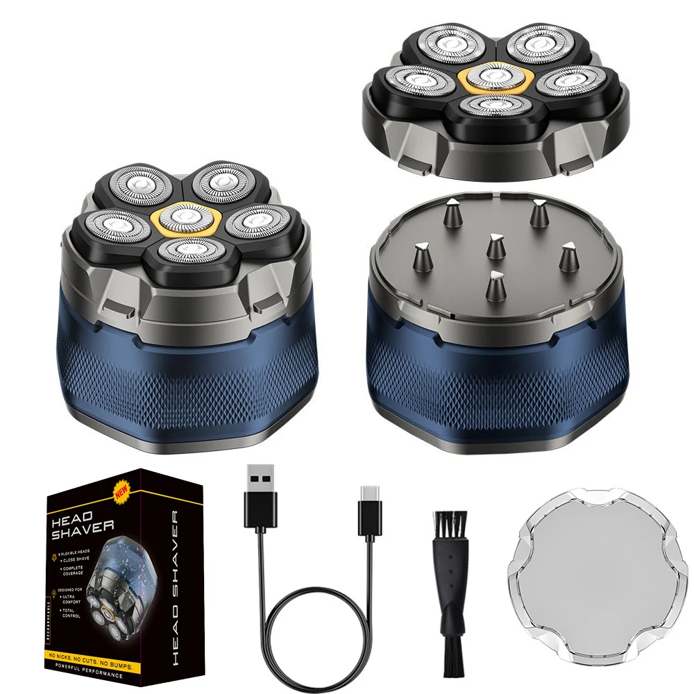 Men Electric Bald Head Shaver 6D Magnetic Razor Beard Trimmer USB Rechargeable LED Display Waterproof Self Balding Hair Removal
Men Electric Bald Head Shaver 6D Magnetic Razor Beard Trimmer USB Rechargeable LED Display Waterproof Self Balding Hair Removal