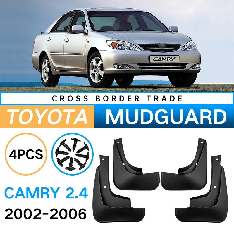 Брызговики (комплект) для Toyota Camry 2.4 2002-2006, передние и задние, защита колесных арок
Брызговики (комплект) для Toyota Camry 2.4 2002-2006, передние и задние, защита колесных арок