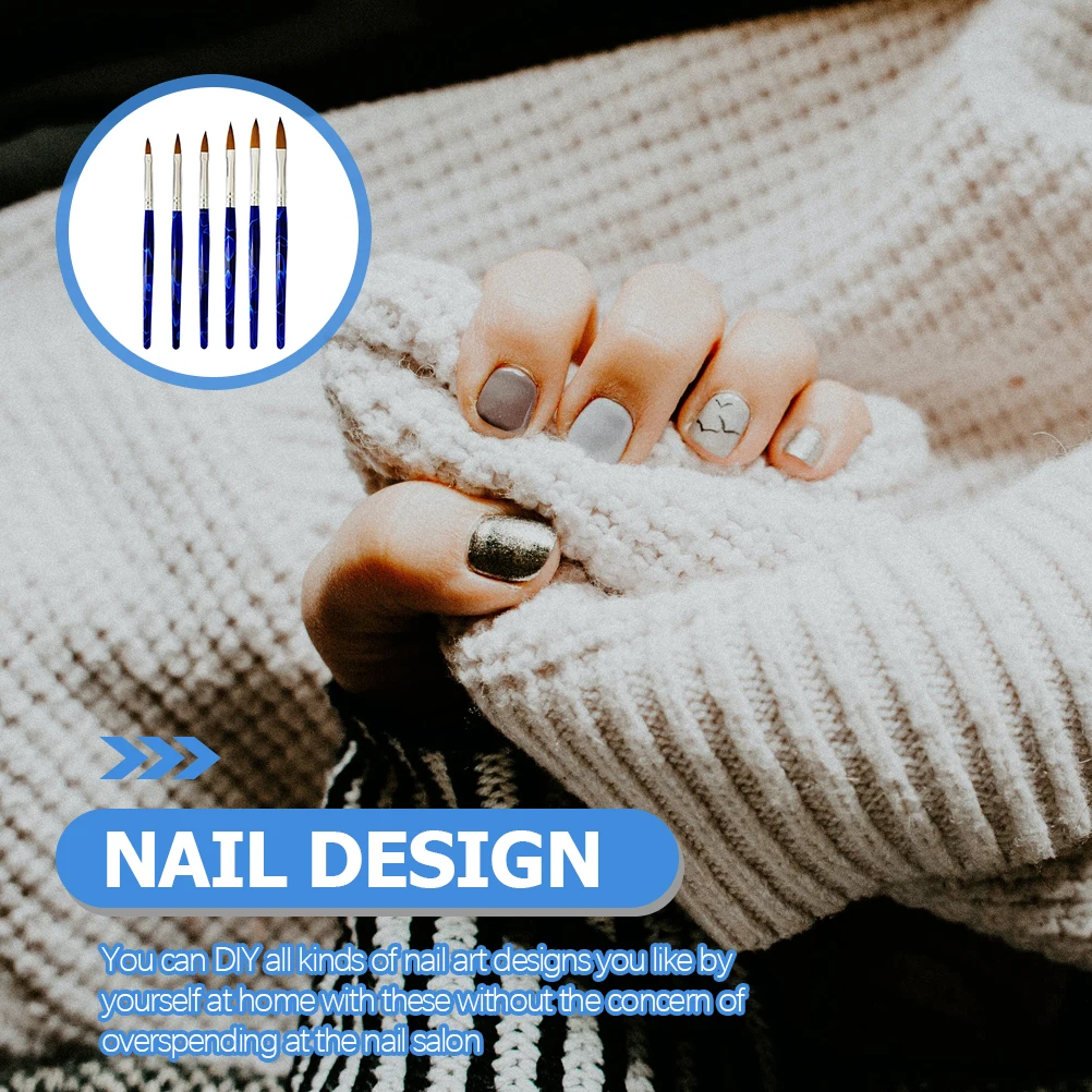 6pcs Art Tools Set Aluminum Manicure Brush Pens For Diy Nail Design Smooth Application Nail Art Brushes Nails Brush Pen
6pcs Art Tools Set Aluminum Manicure Brush Pens For Diy Nail Design Smooth Application Nail Art Brushes Nails Brush Pen