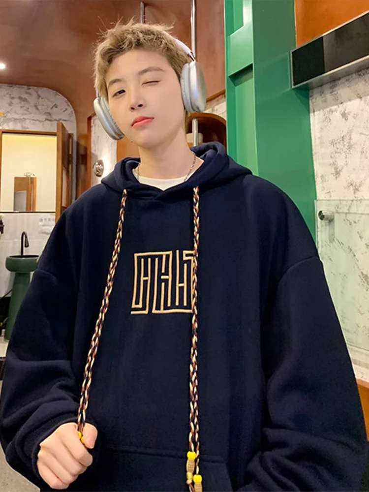 Royal Blue Embroidered Fce Lined Men's Hoodie Winter Heavyweight Hardwearing Jaet Couple Matching Casual Loose Fit Sweat...
Royal Blue Embroidered Fce Lined Men's Hoodie Winter Heavyweight Hardwearing Jaet Couple Matching Casual Loose Fit Sweat...