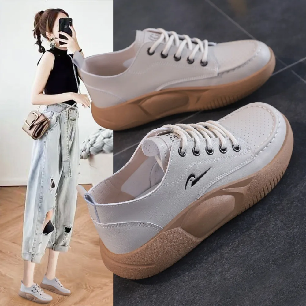 Women Shoes Fashionable and Comfortable New Popular Thick Soled Sports Board Shoes Versatile Casual Shoes for Women
Women Shoes Fashionable and Comfortable New Popular Thick Soled Sports Board Shoes Versatile Casual Shoes for Women