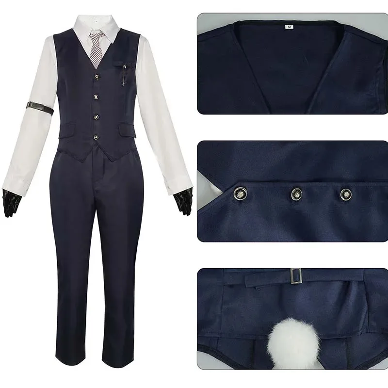 Карнавальный костюм для взрослых, карнавальная форма, игра Love and Deepspacee Xavier, наряд для Хэллоуина, маскарада (темно-синий) s; 3'v,6. 
Карнавальный костюм для взрослых, карнавальная форма, игра Love and Deepspacee Xavier, наряд для Хэллоуина, маскарада (темно-синий) s; 3'v,6.