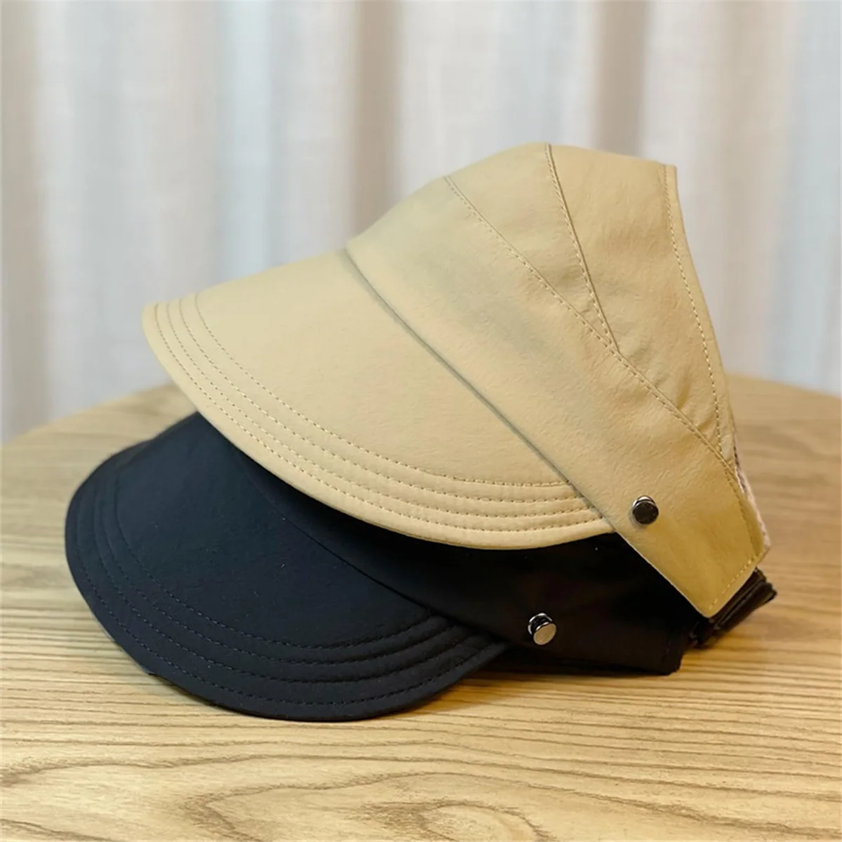 Women'S Large Brim Empty Top Sun Hat, Outdoor UV Protection Widened Brim Hollow Top Sun Hat for Women,Black & KhakiHUG
Women'S Large Brim Empty Top Sun Hat, Outdoor UV Protection Widened Brim Hollow Top Sun Hat for Women,Black & KhakiHUG