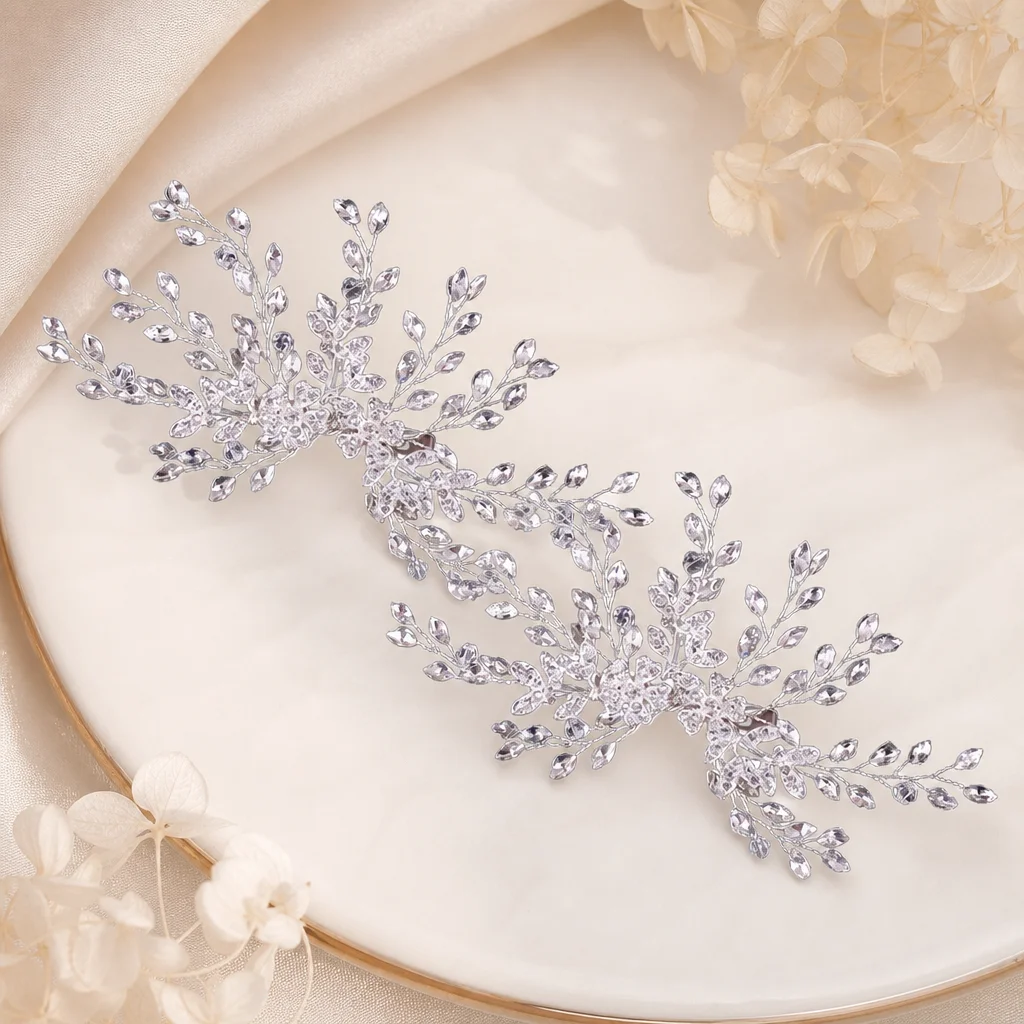 2PCS Alloy Flower Hair Clips Durable Anti Slip Lightweight For Daily Party Wedding
2PCS Alloy Flower Hair Clips Durable Anti Slip Lightweight For Daily Party Wedding