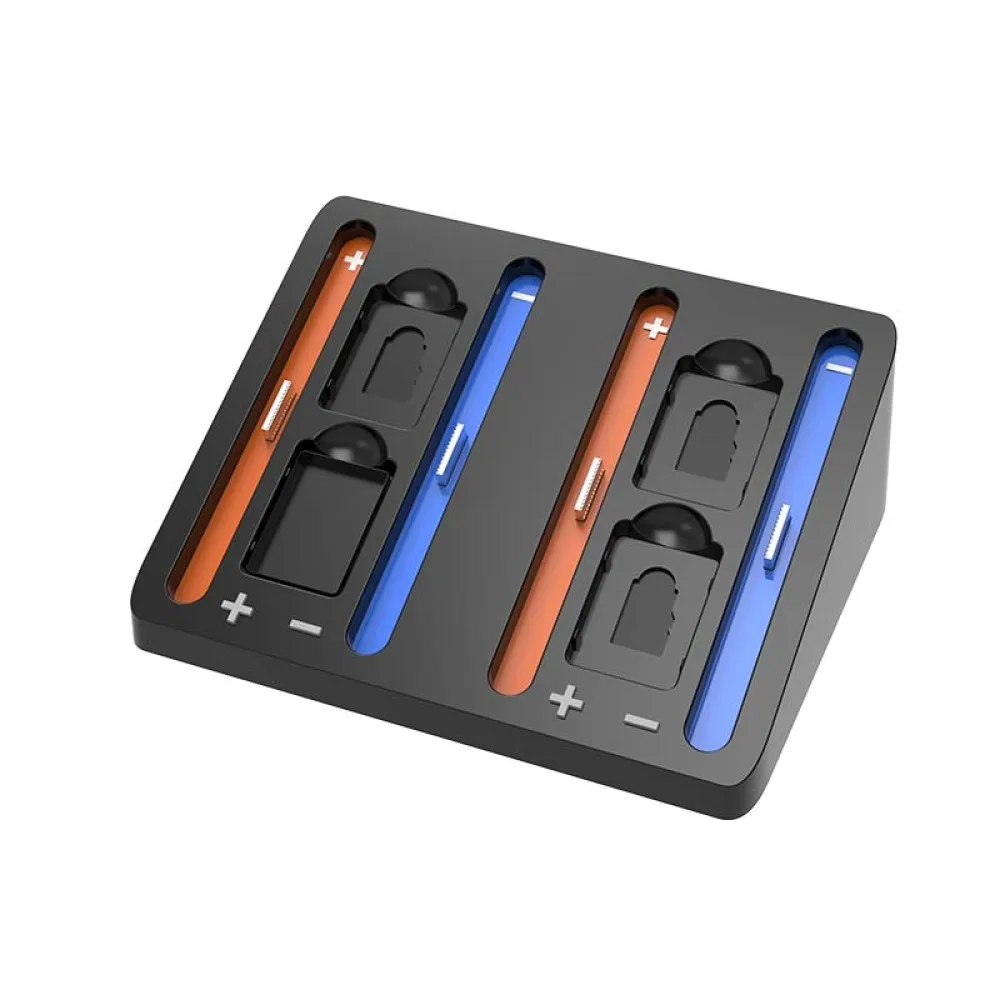 For Switch 2 Dock Station 4 Game Card Slots Charger Dock with Charging Cord Charges up to 4 Controllers
For Switch 2 Dock Station 4 Game Card Slots Charger Dock with Charging Cord Charges up to 4 Controllers 