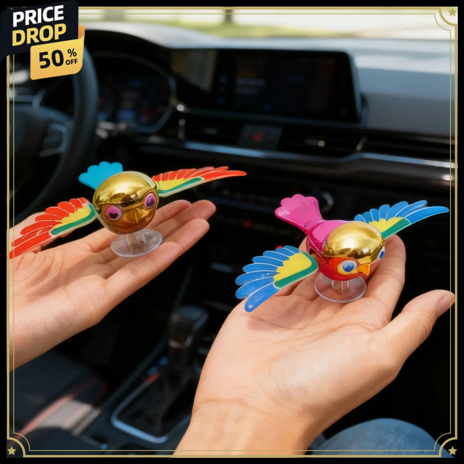 Funny Motorcycle Car Flying Bird Decoration Wind Powered Flapping Wings Auto Hood Ornament Motorcycle Creative Car Accessories
Funny Motorcycle Car Flying Bird Decoration Wind Powered Flapping Wings Auto Hood Ornament Motorcycle Creative Car Accessories