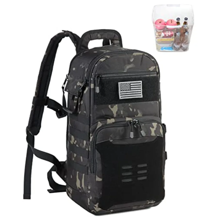 DBTAC Tactical Lunch Backpack Large Lunch Cooler for Men Women Backpack Coolers insulated for Work Picnic Travel 24-Cans
DBTAC Tactical Lunch Backpack Large Lunch Cooler for Men Women Backpack Coolers insulated for Work Picnic Travel 24-Cans
