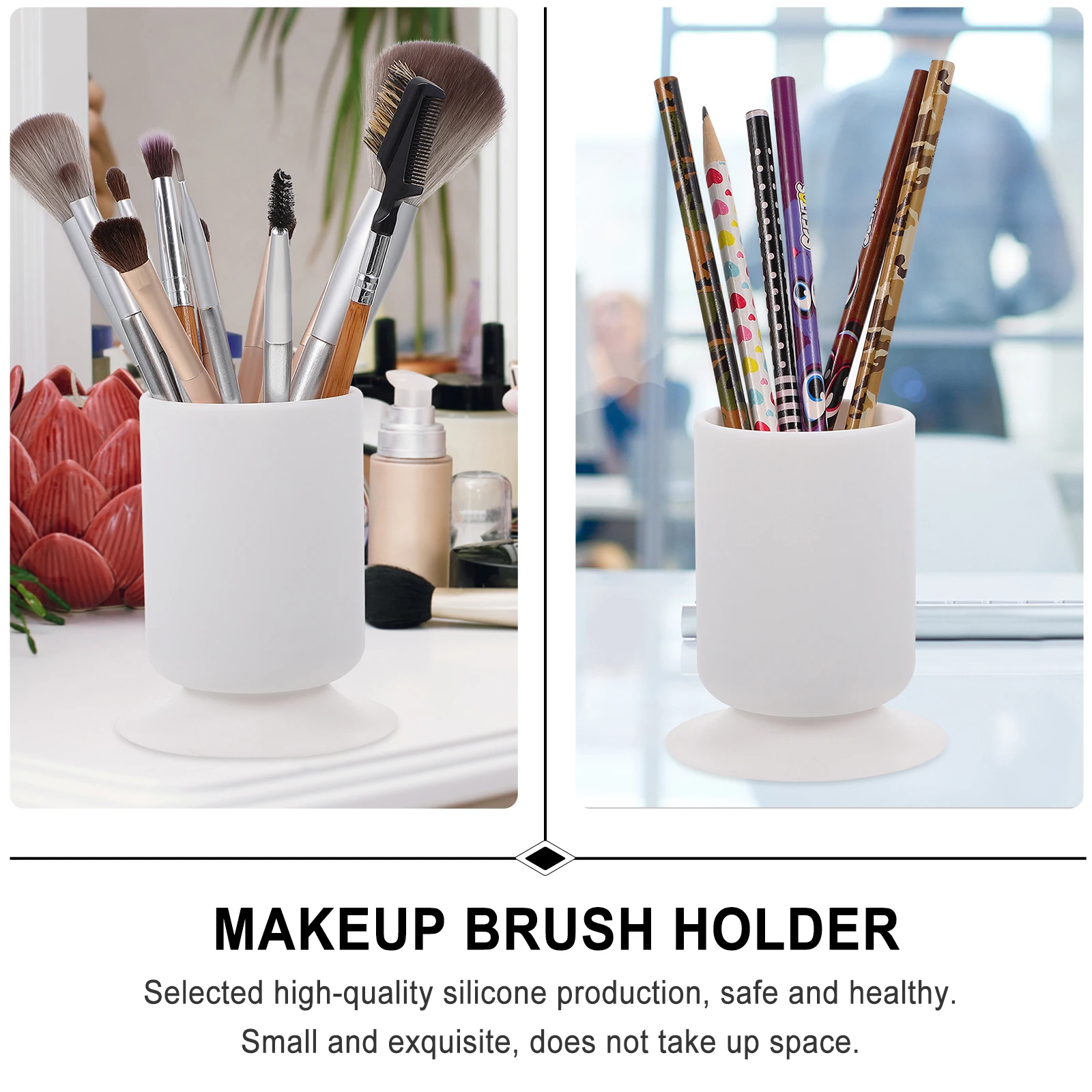 Silicone Pen Holder for Makeup Brushes Stationery Nail Art Supplies Suction Desk Organizer Anti Fall Cosmetics Container Beauty
Silicone Pen Holder for Makeup Brushes Stationery Nail Art Supplies Suction Desk Organizer Anti Fall Cosmetics Container Beauty