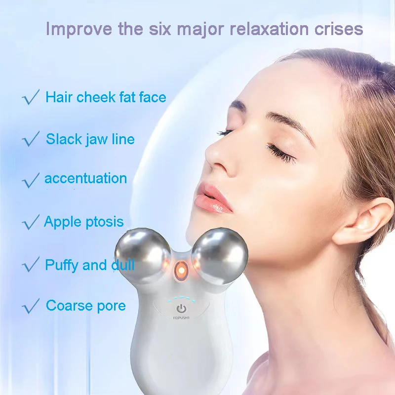 EMS Microcurrent Face Massage Stainless Steel Double Head RF Therapy Massager Skin Lifting Firming Beauty Device
EMS Microcurrent Face Massage Stainless Steel Double Head RF Therapy Massager Skin Lifting Firming Beauty Device