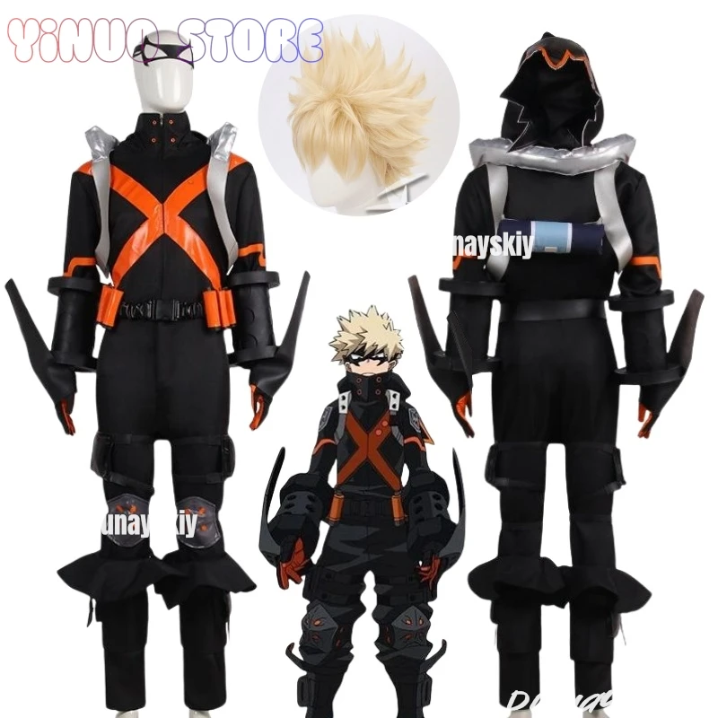 World Heroes Mission Katsuki Bakugou Косплей Костюм Парик Boku No Hero Bakugou Униформа для волос Хэллоуин Карнавальные наряды по индивидуальному заказу
World Heroes Mission Katsuki Bakugou Косплей Костюм Парик Boku No Hero Bakugou Униформа для волос Хэллоуин Карнавальные наряды по индивидуальному заказу