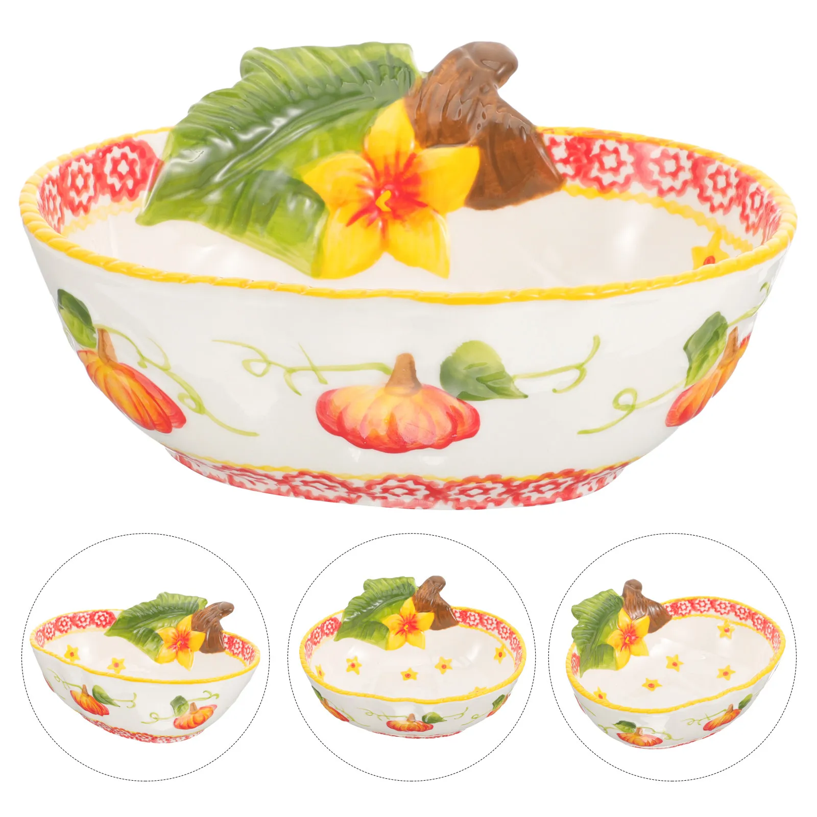Pumpkin Relief Ceramic Bowl Modern Decorative Dinner Bowl for Steak Salad Dessert Fruit Pasta Serving Home Restaurant Use
Pumpkin Relief Ceramic Bowl Modern Decorative Dinner Bowl for Steak Salad Dessert Fruit Pasta Serving Home Restaurant Use