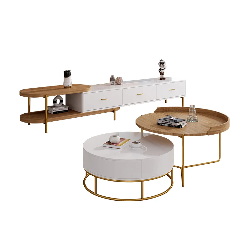 YY TV Cabinet Unit Stretchable round Size Coffee Table Nordic Living Room Set Furniture
YY TV Cabinet Unit Stretchable round Size Coffee Table Nordic Living Room Set Furniture
