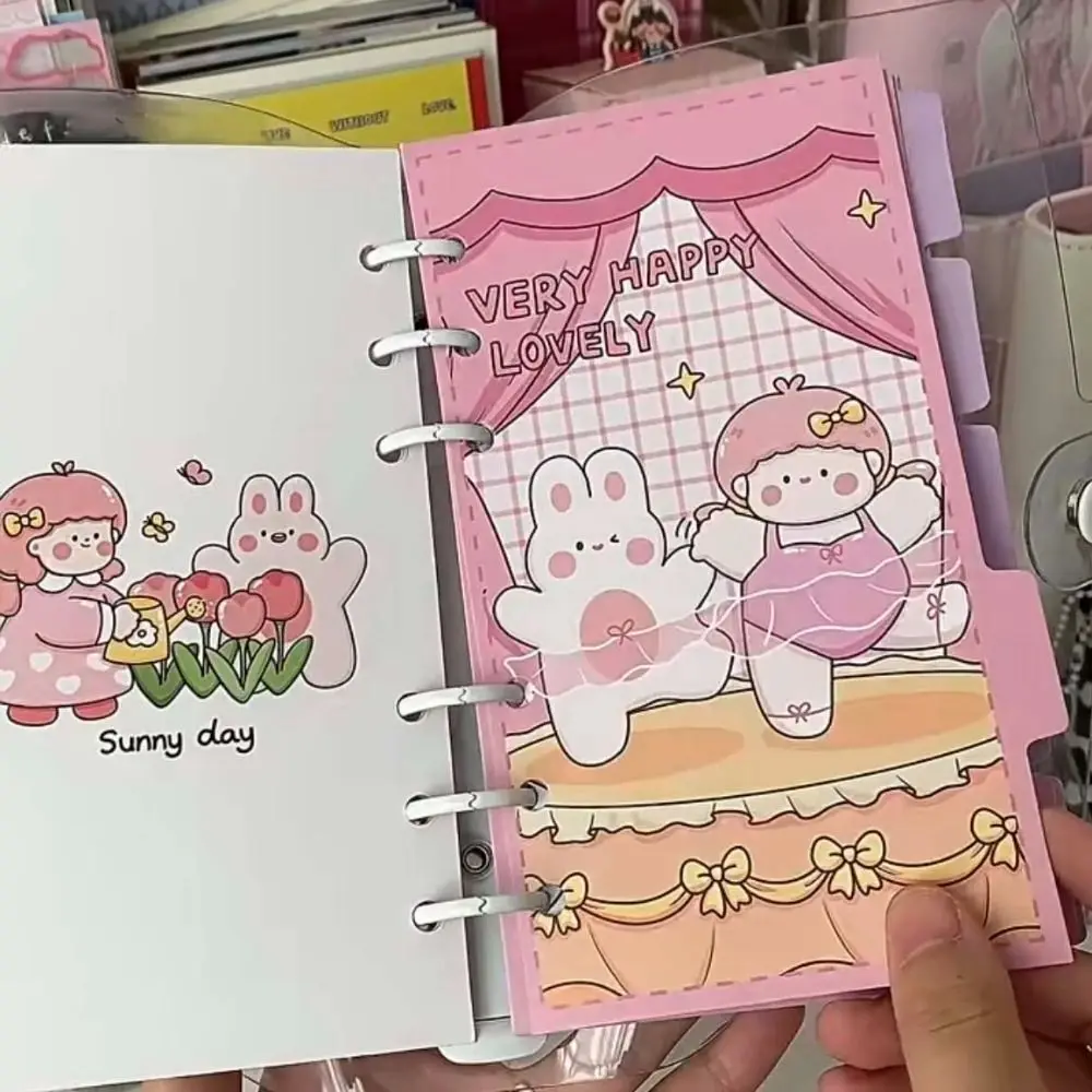 5pcs Rabit A6 Loose Leaf Refill Paper Cartoon Bear Inner Refill Spiral Binder Paper Indexing Cards 6-hole
5pcs Rabit A6 Loose Leaf Refill Paper Cartoon Bear Inner Refill Spiral Binder Paper Indexing Cards 6-hole