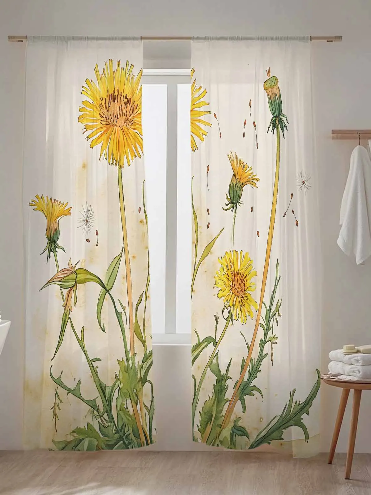 Orange Watercolor Flower Tulle Drapes for Living Room Bedroom Sheer Window Curtains Kitchen Balcony Voile Curtains
Orange Watercolor Flower Tulle Drapes for Living Room Bedroom Sheer Window Curtains Kitchen Balcony Voile Curtains