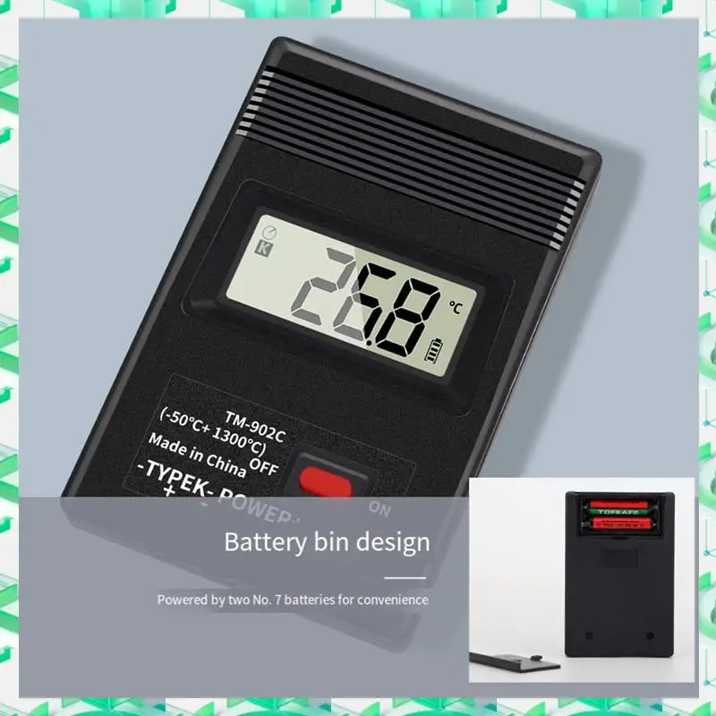 Электронный детектор температуры 3C, промышленный термометр TM-902C K, цифровой ЖК-дисплей-50 ℃ До 1300-р ℃ , Термометр детектора температуры
Электронный детектор температуры 3C, промышленный термометр TM-902C K, цифровой ЖК-дисплей-50 ℃ До 1300-р ℃ , Термометр детектора температуры