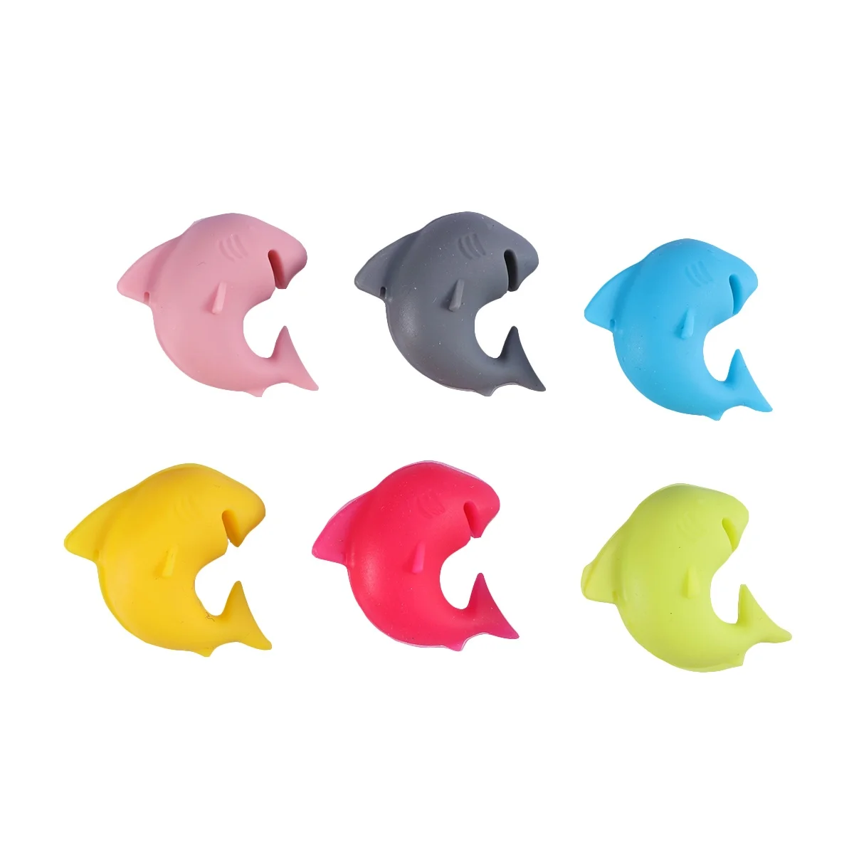 12 Pcs Glass Stickers Silicone Charms Drink Markers Shark Shape Eco Friendly Non Slip Glass Identifiers for Parties
12 Pcs Glass Stickers Silicone Charms Drink Markers Shark Shape Eco Friendly Non Slip Glass Identifiers for Parties