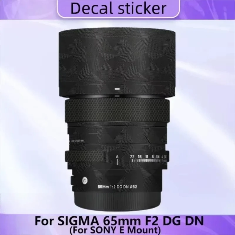 For SIGMA 65mm F2 DG DN (For SONY E Mount) Lens Sticker Protective Skin Decal Vinyl Wrap Film Anti-Scratch Protector Coat
For SIGMA 65mm F2 DG DN (For SONY E Mount) Lens Sticker Protective Skin Decal Vinyl Wrap Film Anti-Scratch Protector Coat
