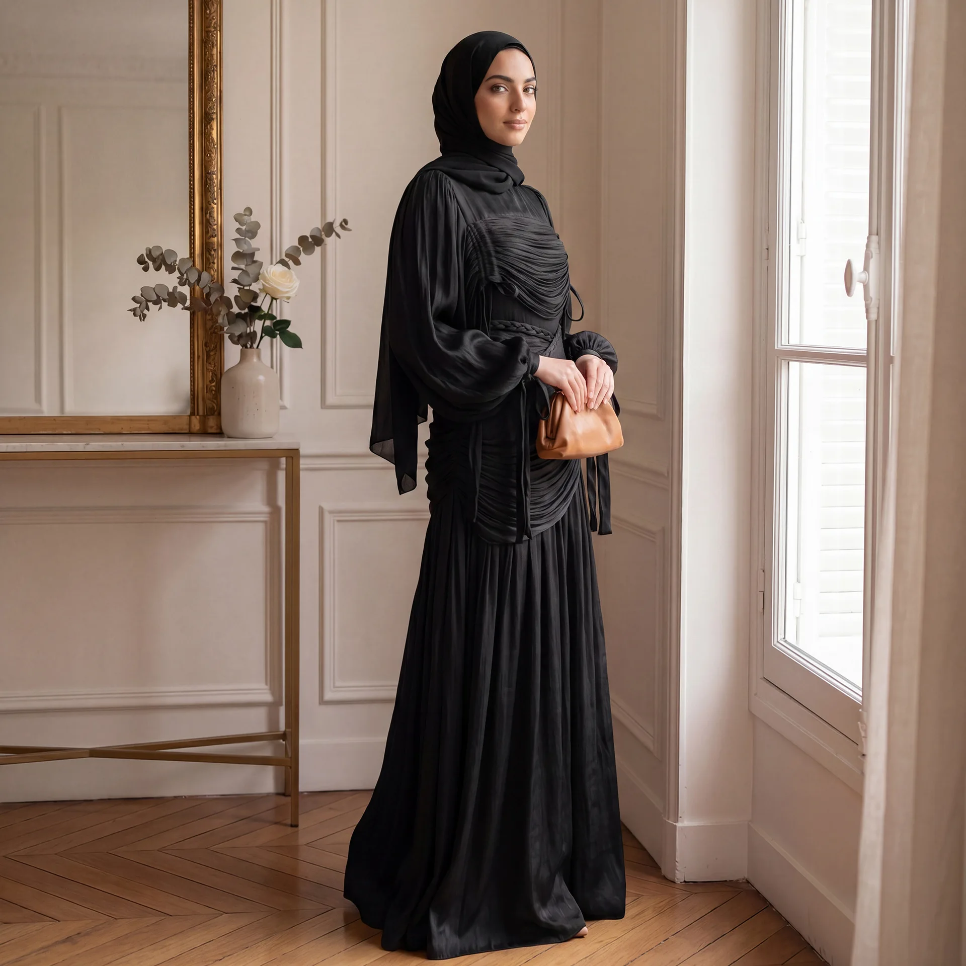 Ramadan Crepe Abaya Dubai Kaftan Muslim Women Maxi Dress Eid Islam Jalabiya Caftan Marocain Femme Robe Longue Vestidos Largo New
Ramadan Crepe Abaya Dubai Kaftan Muslim Women Maxi Dress Eid Islam Jalabiya Caftan Marocain Femme Robe Longue Vestidos Largo New
