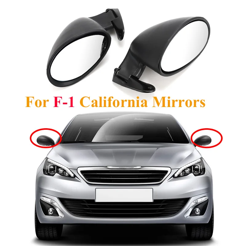 Universal Car Side Mirror For F-1 California Mirrors Rearview Rear View Lens Retro White Blue Mirrors For Honda Civic Accord
Universal Car Side Mirror For F-1 California Mirrors Rearview Rear View Lens Retro White Blue Mirrors For Honda Civic Accord