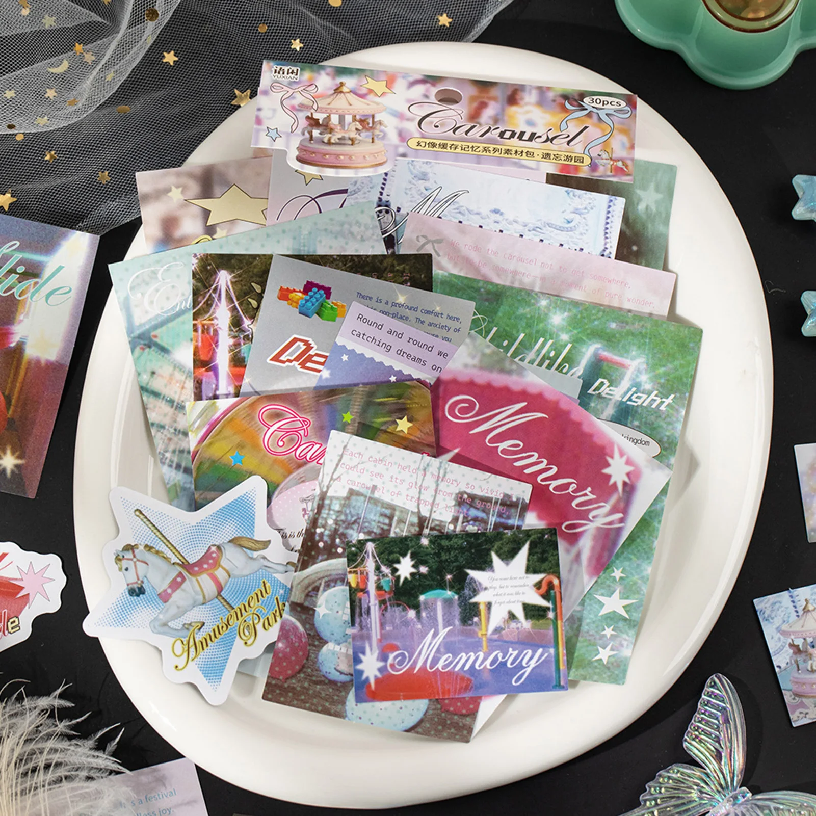30pcs Japanese-style Scrapbooking Paper Vintage Sticker Book Dreamy World Letter Paper Cut Film Stickers Diy Handbook Supplies
30pcs Japanese-style Scrapbooking Paper Vintage Sticker Book Dreamy World Letter Paper Cut Film Stickers Diy Handbook Supplies