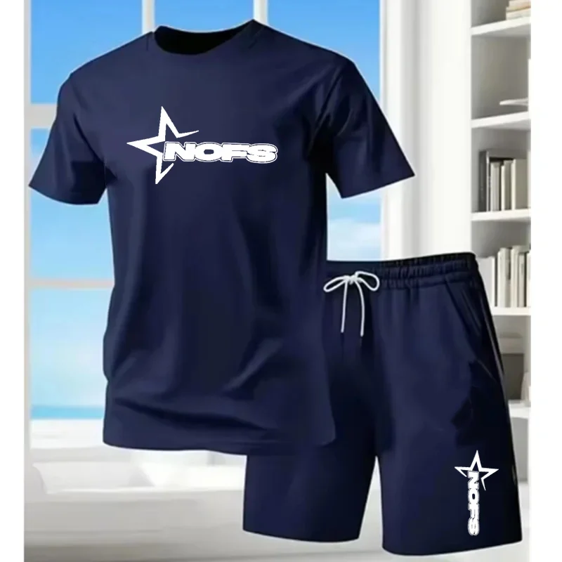 2026 men's new fashionable casual T-shirt shorts two-piece set printed men's summer outdoor sports breathable set
2026 men's new fashionable casual T-shirt shorts two-piece set printed men's summer outdoor sports breathable set