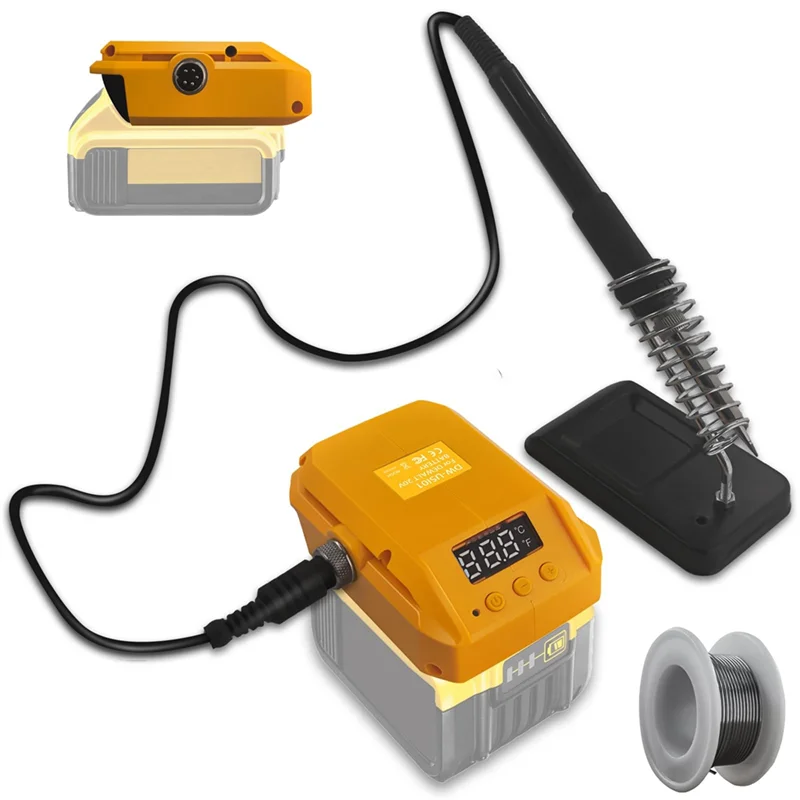 AB46-60W 480°C Portable Cordless Electric Soldering Iron Multifunction Electric Welding Machine For 20V Battery Easy To U
AB46-60W 480°C Portable Cordless Electric Soldering Iron Multifunction Electric Welding Machine For 20V Battery Easy To U
