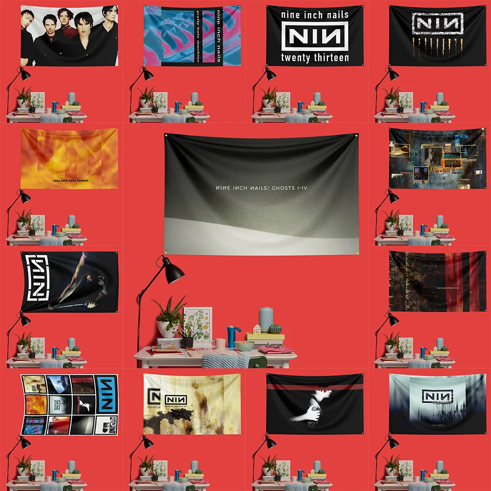 Nine Inch Nails Inspired Rock Music Flag 3x5 FT 90x150cm Polyester Decorative Banner Tapestry For Music Fans Bedroom Wall Decora
Nine Inch Nails Inspired Rock Music Flag 3x5 FT 90x150cm Polyester Decorative Banner Tapestry For Music Fans Bedroom Wall Decora