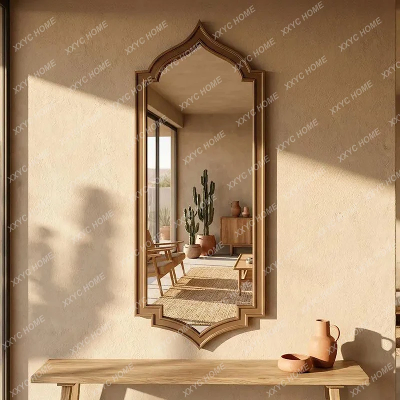 Q retro full-length mirror wall-mounted -style entrance antique wall-mounted full-length mirror
Q retro full-length mirror wall-mounted -style entrance antique wall-mounted full-length mirror