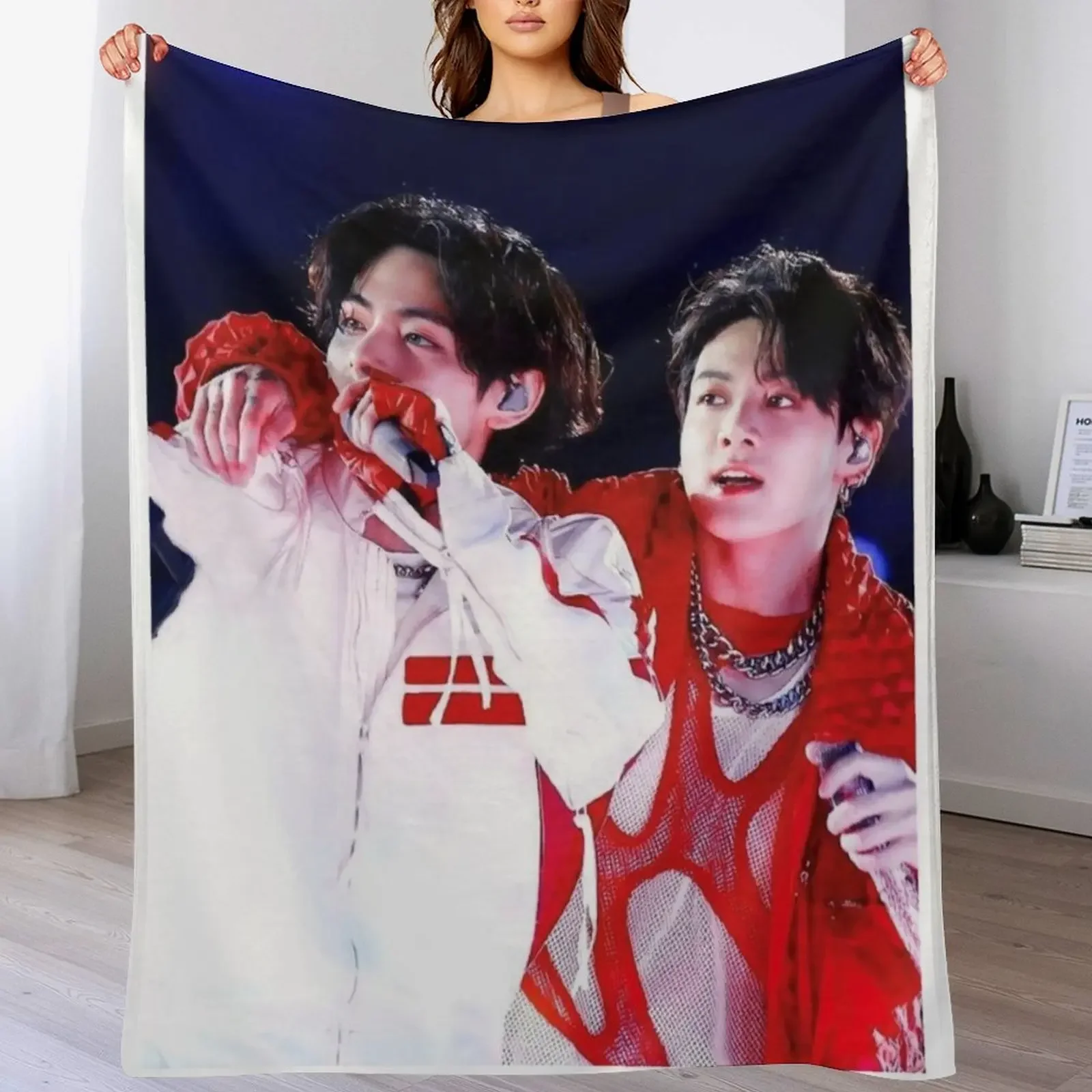 taekook ptd stage red outfit photo Throw Blanket Luxury Brand manga Blankets
taekook ptd stage red outfit photo Throw Blanket Luxury Brand manga Blankets