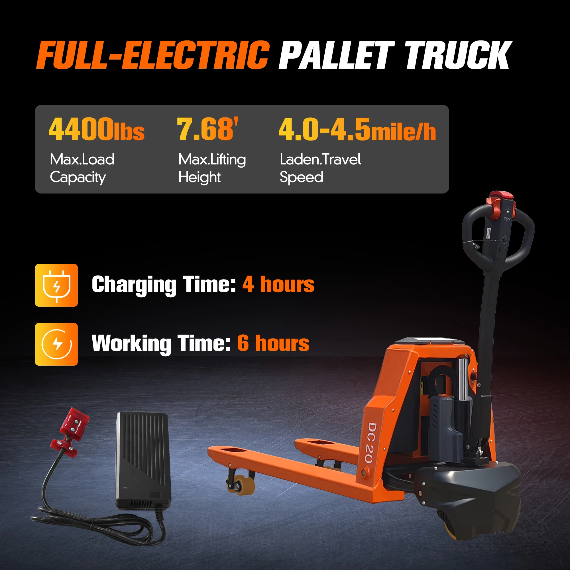 Электрическая тележка для поддонов, грузоподъемность 2000 кг, моторизованный подъемник для поддонов, ширина вил 48 дюймов, длина вил 27 дюймов, с литиевой батареей
Электрическая тележка для поддонов, грузоподъемность 2000 кг, моторизованный подъемник для поддонов, ширина вил 48 дюймов, длина вил 27 дюймов, с литиевой батареей