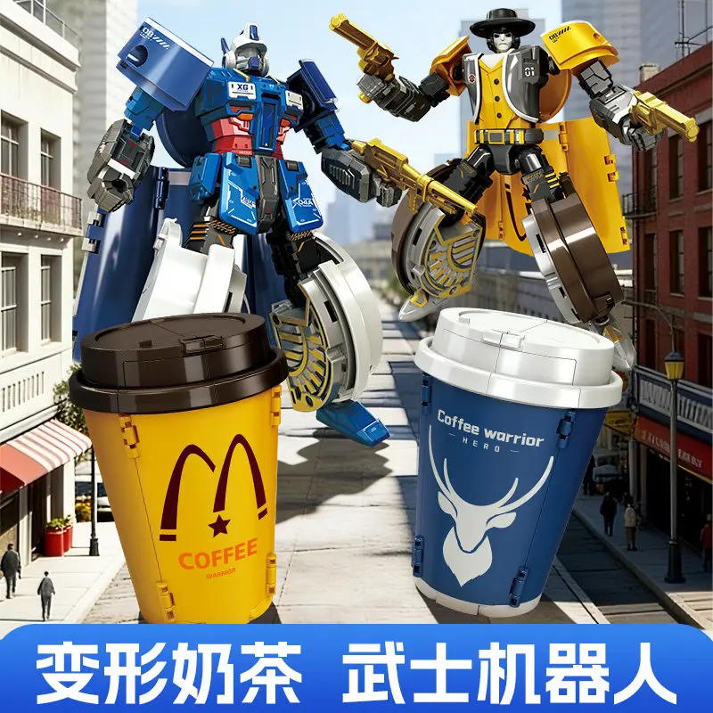 In Stock Transformable Toy, Coffee Cup Samurai Transformer, 2 Modes Articulated Mecha Model, Creative Collectible Toy & Gift
In Stock Transformable Toy, Coffee Cup Samurai Transformer, 2 Modes Articulated Mecha Model, Creative Collectible Toy & Gift