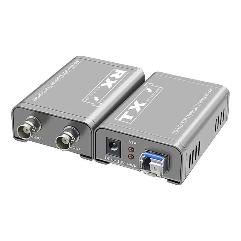 3G SDI Extender with Loopout over Singlemode Fiber up to 20km Uncompressed 1080P SDI to Fiber Optical Transceiver
3G SDI Extender with Loopout over Singlemode Fiber up to 20km Uncompressed 1080P SDI to Fiber Optical Transceiver