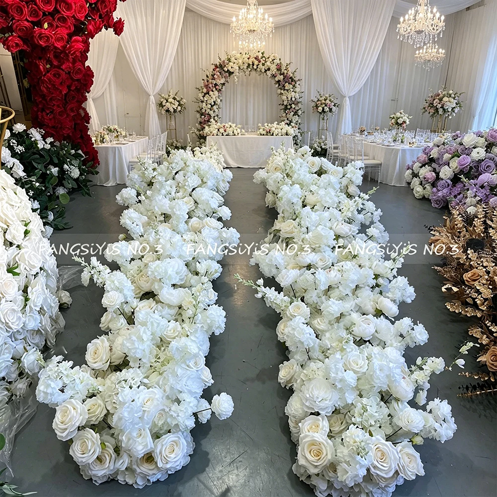 1m 2m 3m Luxury White Rose Hydrangea Leaf Floral Row Wedding Arch Arrangement For Birthday Party Event Decor
1m 2m 3m Luxury White Rose Hydrangea Leaf Floral Row Wedding Arch Arrangement For Birthday Party Event Decor