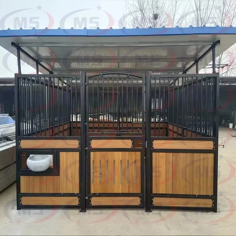 Premium Prefabricated Stalls Bamboo Galvanized Sliding Doors Horse Stable for Durability Comfort Quality Equestrian Equipment 
Premium Prefabricated Stalls Bamboo Galvanized Sliding Doors Horse Stable for Durability Comfort Quality Equestrian Equipment