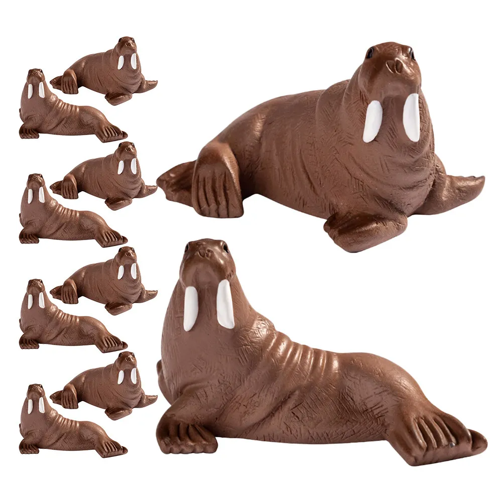 10Pcs Tiny Resin Walrus Figures Lifelike Sea Animal Decor for Fish Tank Mini Garden Office Home Display Craft Sensory Playset
10Pcs Tiny Resin Walrus Figures Lifelike Sea Animal Decor for Fish Tank Mini Garden Office Home Display Craft Sensory Playset