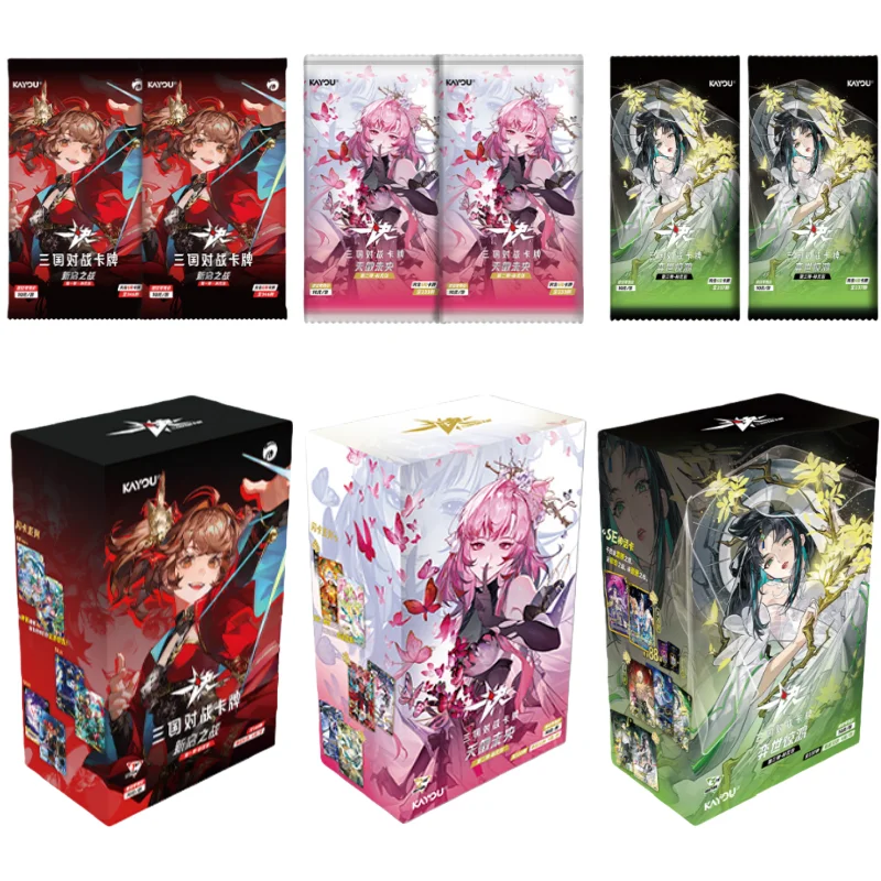 KAYOU новая официальная боевая карта с тремя королевствами, пакет добавок с третьей пулей, TCG, коллекция карт для настольной игры, серия
KAYOU новая официальная боевая карта с тремя королевствами, пакет добавок с третьей пулей, TCG, коллекция карт для настольной игры, серия