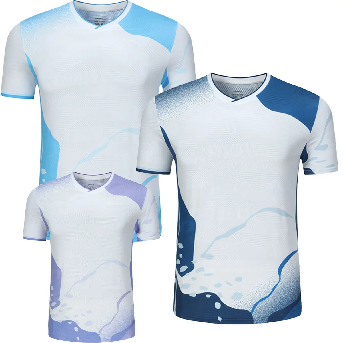 Men's V-neck T-shirt Quick Drying Outdoor Sports Top Shorts Skirt Couple's Outfit Parent-child Outfit Summer Team Outfit
Men's V-neck T-shirt Quick Drying Outdoor Sports Top Shorts Skirt Couple's Outfit Parent-child Outfit Summer Team Outfit