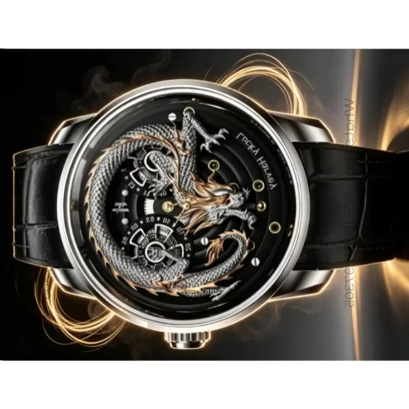 Da Qin Wang Jian LUCKY HARVEY Craft Master Series Platinum Dragon Men's Moving Doll Automatic Mechanical Watch
Da Qin Wang Jian LUCKY HARVEY Craft Master Series Platinum Dragon Men's Moving Doll Automatic Mechanical Watch