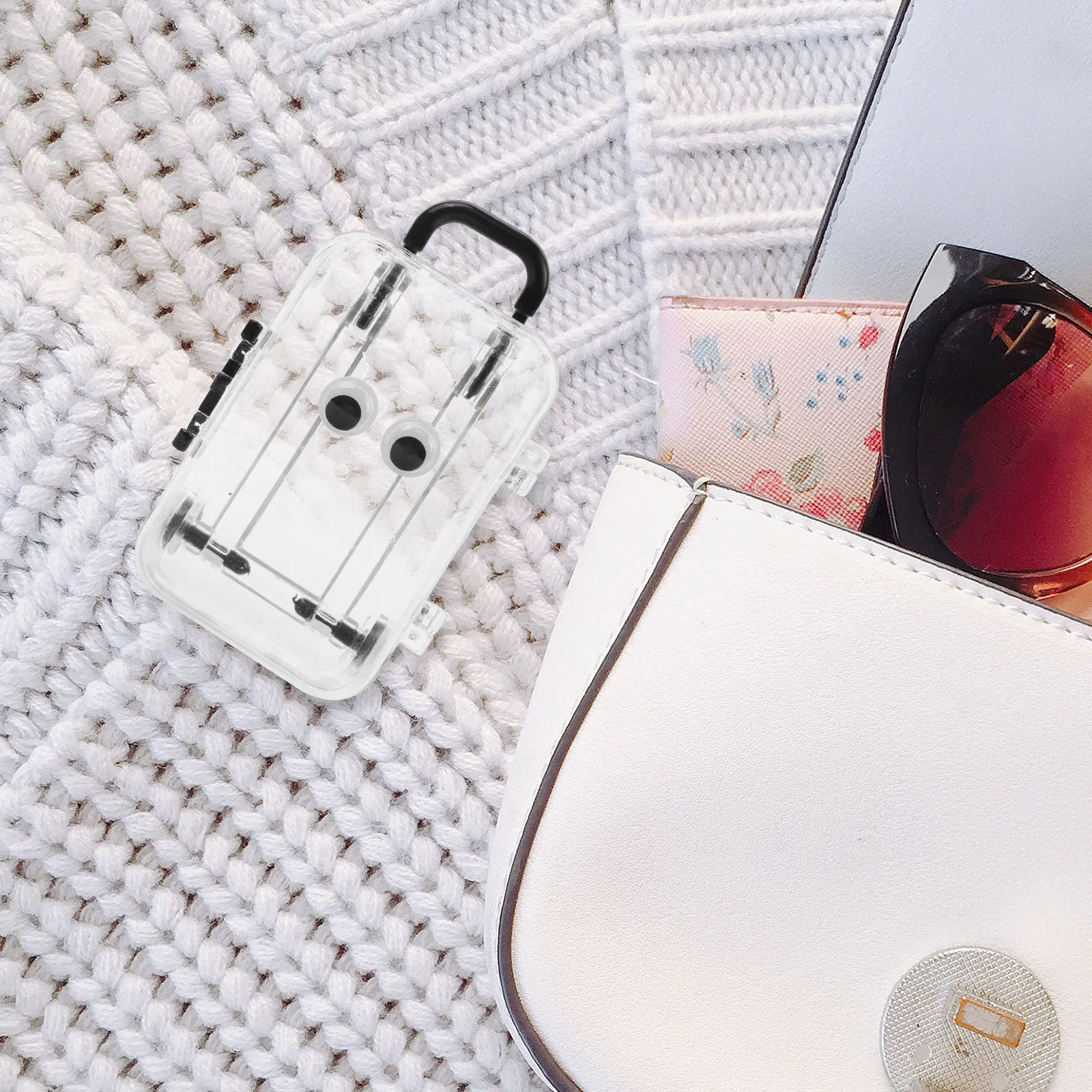 6pcs Mini Suitcase Shape Jewelry Box Pink Containers Plastic Storage Organizer Vintage Vanity Decor Accessories
6pcs Mini Suitcase Shape Jewelry Box Pink Containers Plastic Storage Organizer Vintage Vanity Decor Accessories