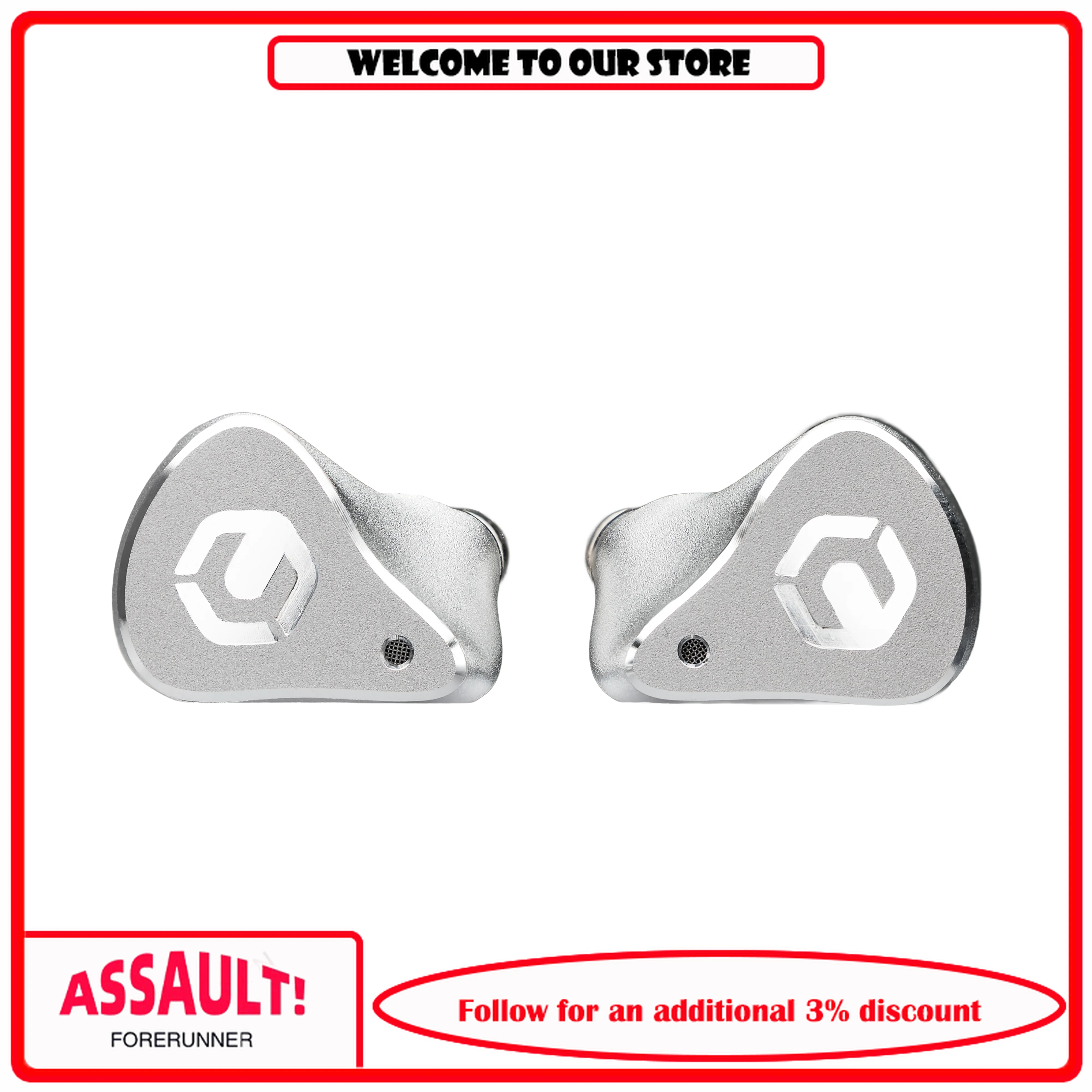 CrinEar Reference Purpose-Built Neutral Tuning In-Ear Monitor Silver-Plated Copper Cable with Interchangeable Plugs
CrinEar Reference Purpose-Built Neutral Tuning In-Ear Monitor Silver-Plated Copper Cable with Interchangeable Plugs