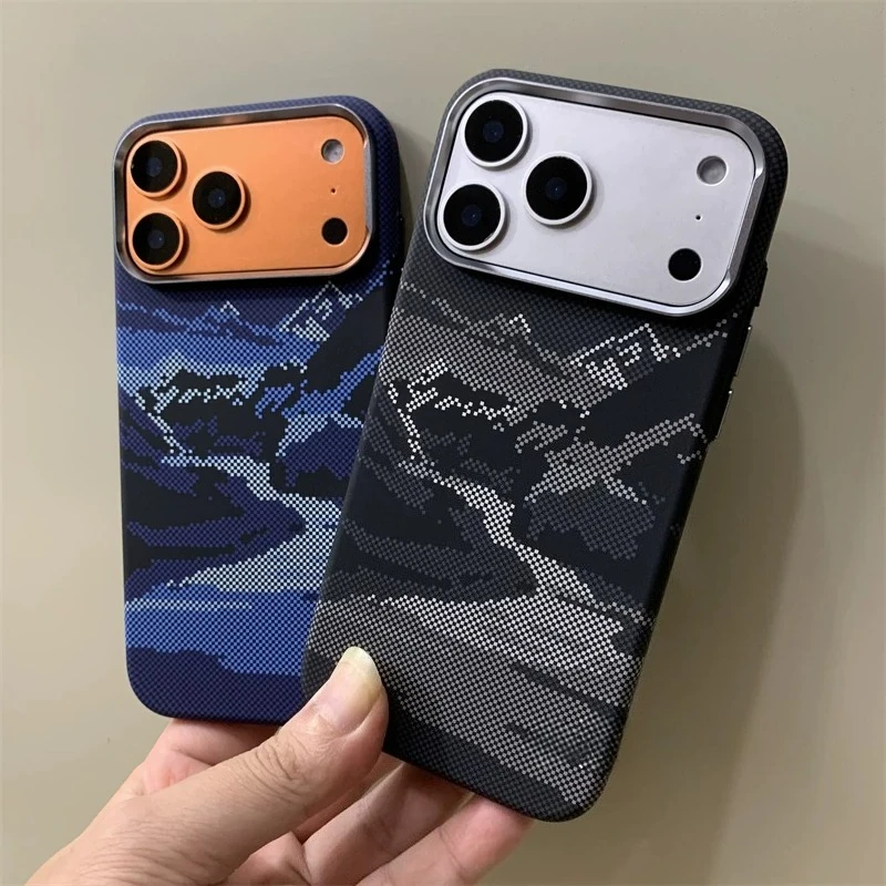 Беспроводной магнитный чехол Mountain River для iPhone 17 16 15 Pro Max с зарядкой, задняя крышка из углеродного волокна, рамка для камеры, чехол-накладка для телефона
Беспроводной магнитный чехол Mountain River для iPhone 17 16 15 Pro Max с зарядкой, задняя крышка из углеродного волокна, рамка для камеры, чехол-накладка для телефона