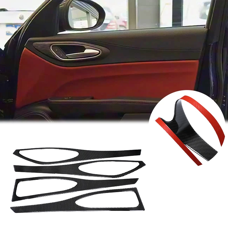 Door Trim Panel Trim Sticker Interior Door Decoration Panel Cover Trim Car Accessories For Alfa Romeo Giulia 952 2017 2018 2019
Door Trim Panel Trim Sticker Interior Door Decoration Panel Cover Trim Car Accessories For Alfa Romeo Giulia 952 2017 2018 2019