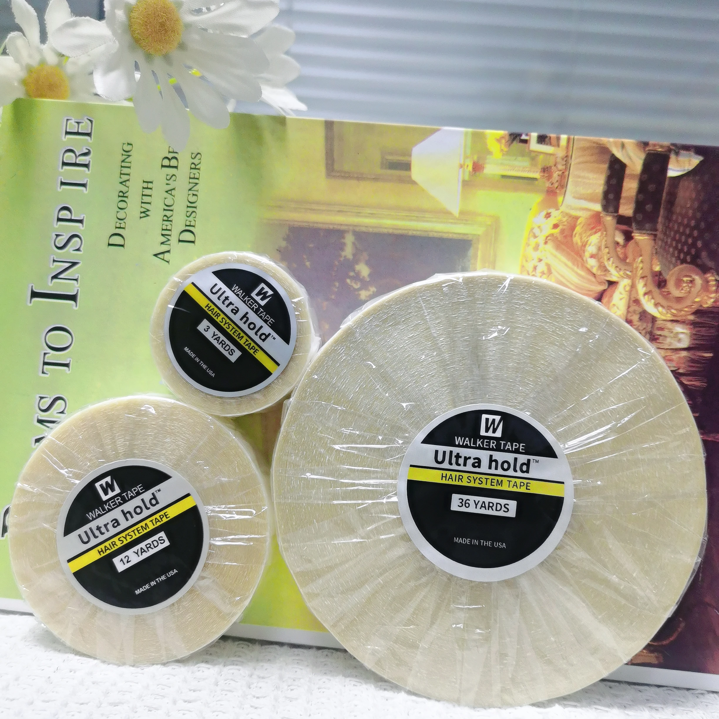 3YARD/12YARD/36YARD Ultra Hold Hair System Tape Double Sided Adhesive Tape For Hair Extension Toupee Wig White Tape Strong Hold
3YARD/12YARD/36YARD Ultra Hold Hair System Tape Double Sided Adhesive Tape For Hair Extension Toupee Wig White Tape Strong Hold