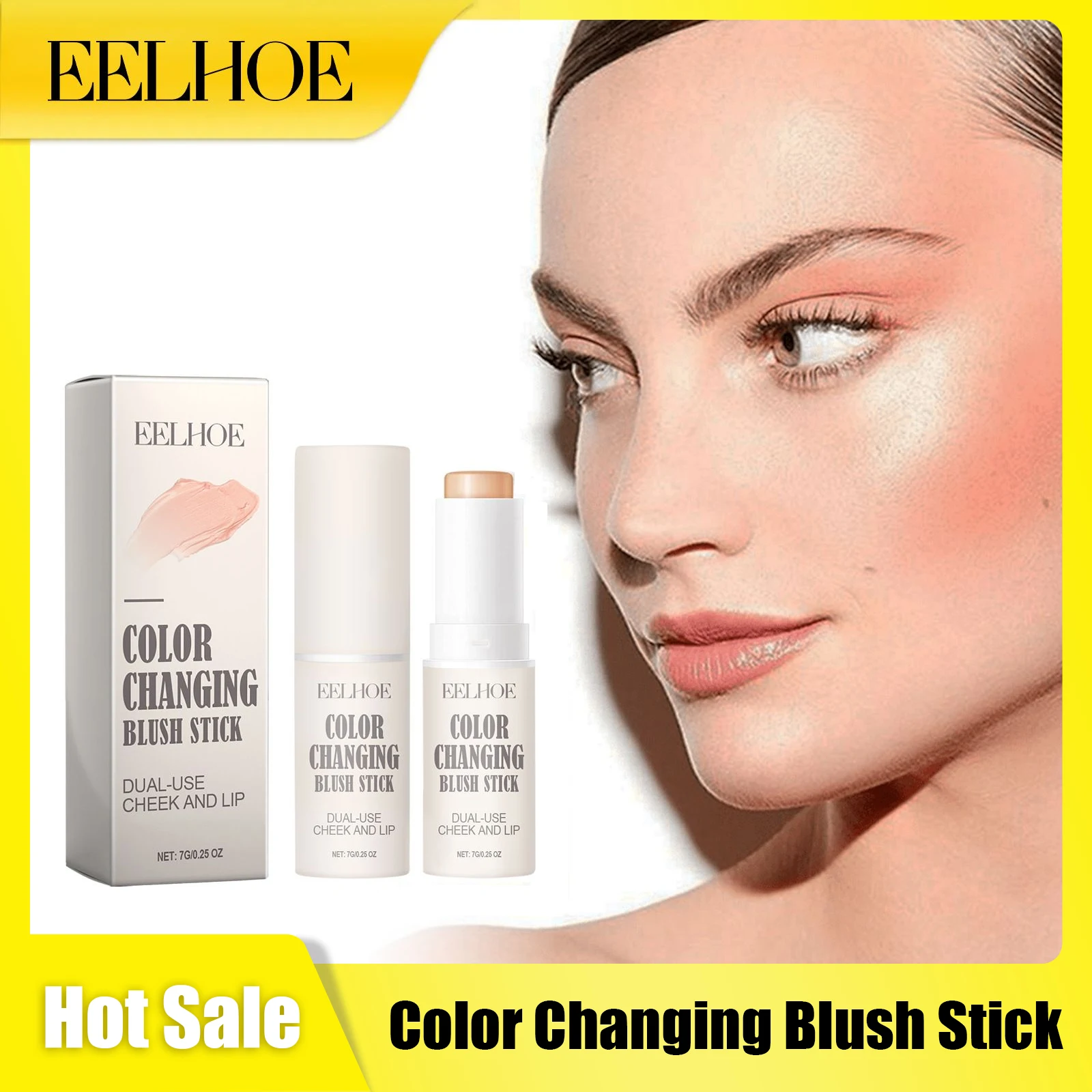 Color Changing Blush Stick Cheek Eyes Pink Lips Blush Highlighter Contour Rouge Stick Waterproof Matte Shadow Cosmetics Products
Color Changing Blush Stick Cheek Eyes Pink Lips Blush Highlighter Contour Rouge Stick Waterproof Matte Shadow Cosmetics Products