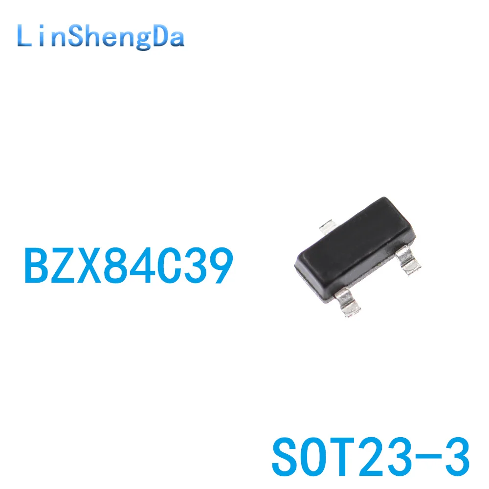 Полный диск BZX84C39, регулятор напряжения, Диод 39 в SMD SOT23, экранная печать Y14 (установка 3K)
Полный диск BZX84C39, регулятор напряжения, Диод 39 в SMD SOT23, экранная печать Y14 (установка 3K)