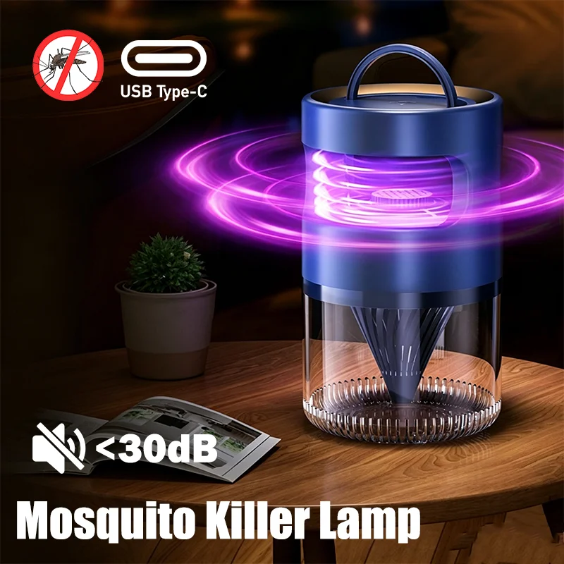 Rechargeable 2in1 Mosquito Killer Lamp Night Light Inhalation Blue UV Bug Zapper Electric Shock Fly Trap for Home Bedroom Office
Rechargeable 2in1 Mosquito Killer Lamp Night Light Inhalation Blue UV Bug Zapper Electric Shock Fly Trap for Home Bedroom Office